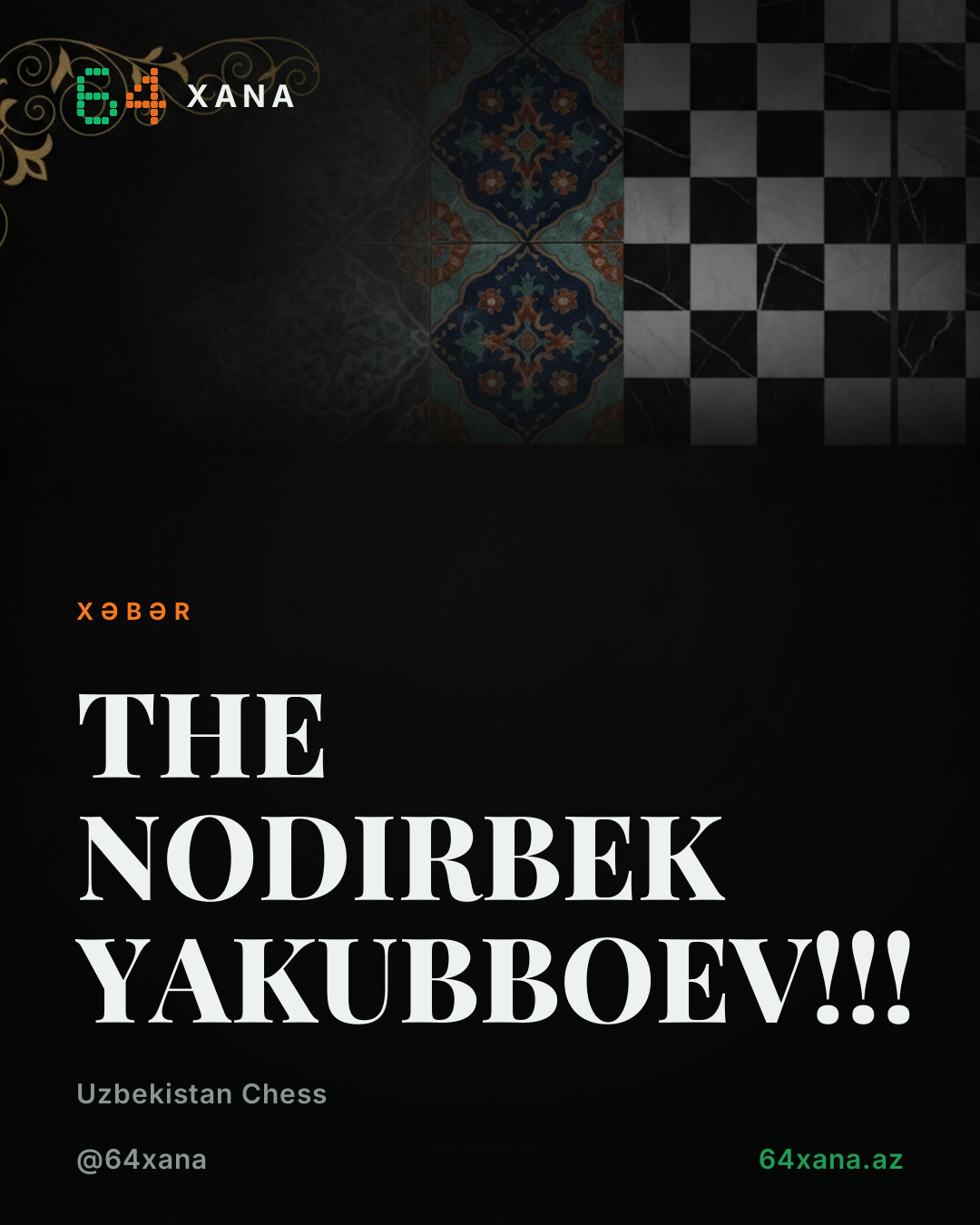 THE NODIRBEK YAKUBBOEV!!!