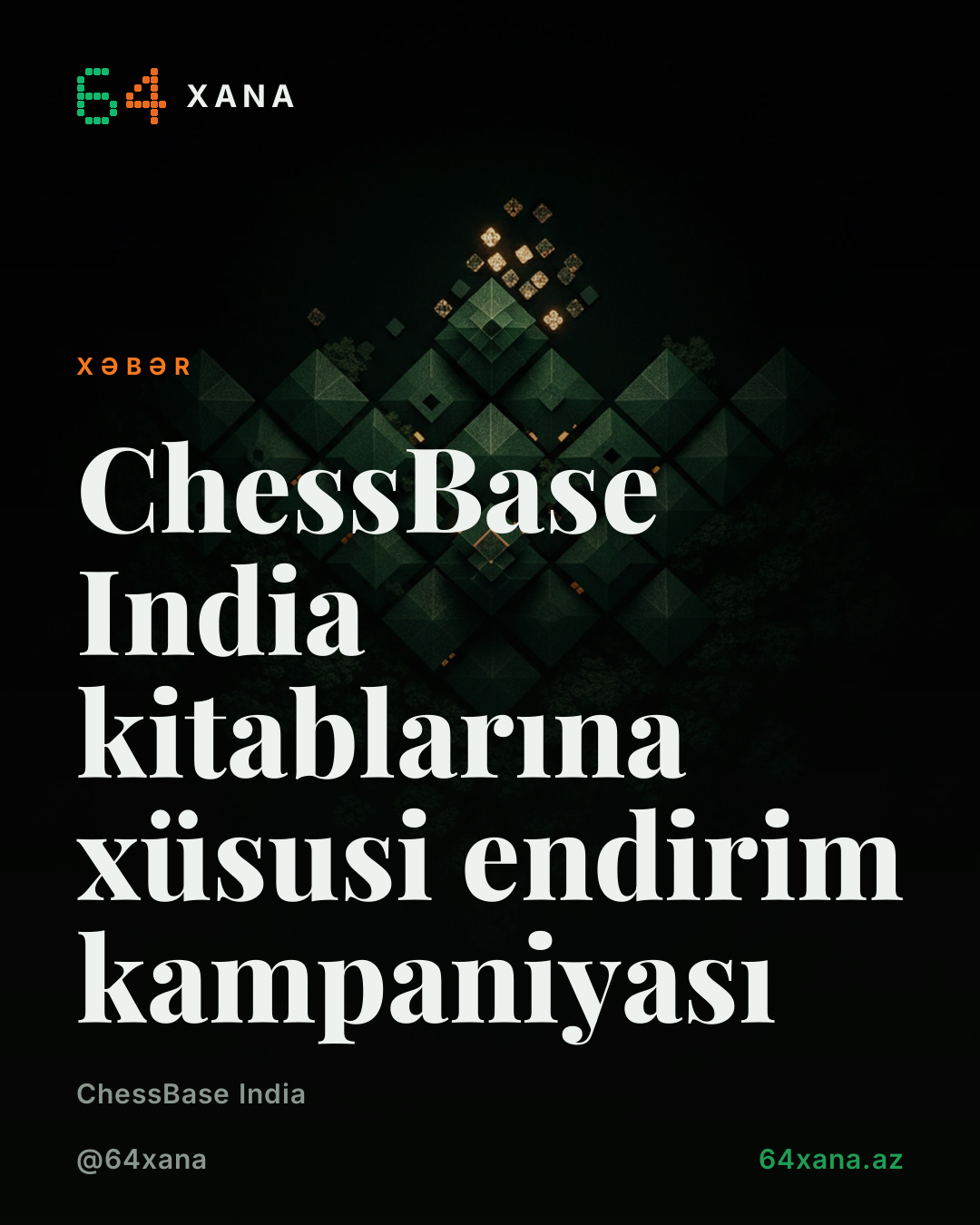 ChessBase India kitablarına xüsusi endirim kampaniyası