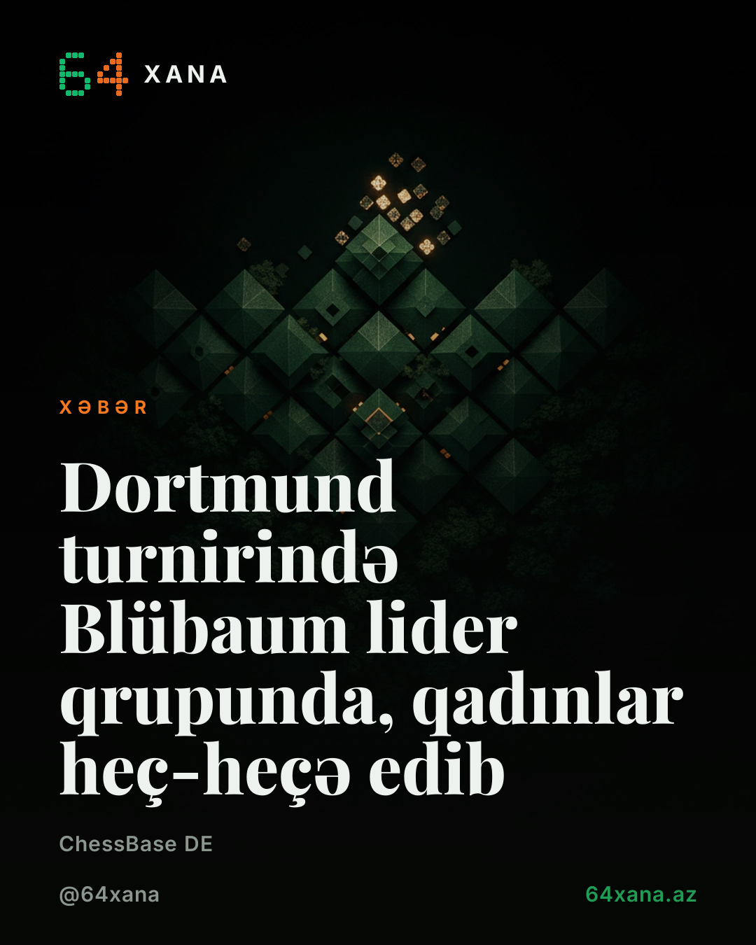 Dortmund turnirində Blübaum lider qrupunda, qadınlar heç-heçə edib