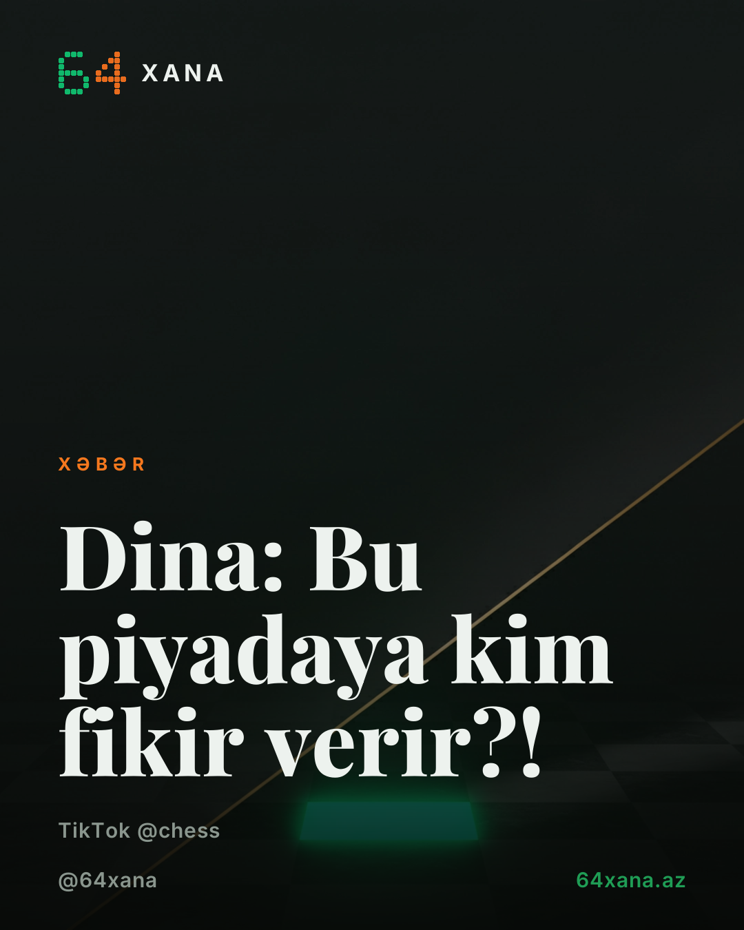 Dina: Bu piyadaya kim fikir verir?!
