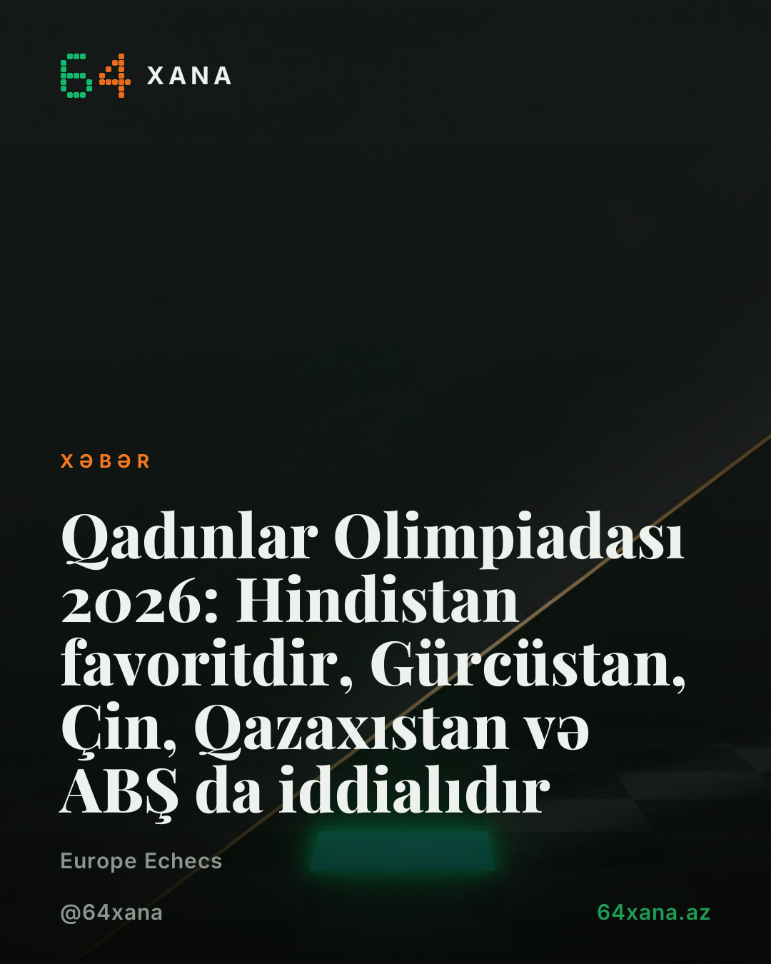 Qadınlar Olimpiadası 2026: Hindistan favoritdir, Gürcüstan, Çin, Qazaxıstan və ABŞ da iddialıdır