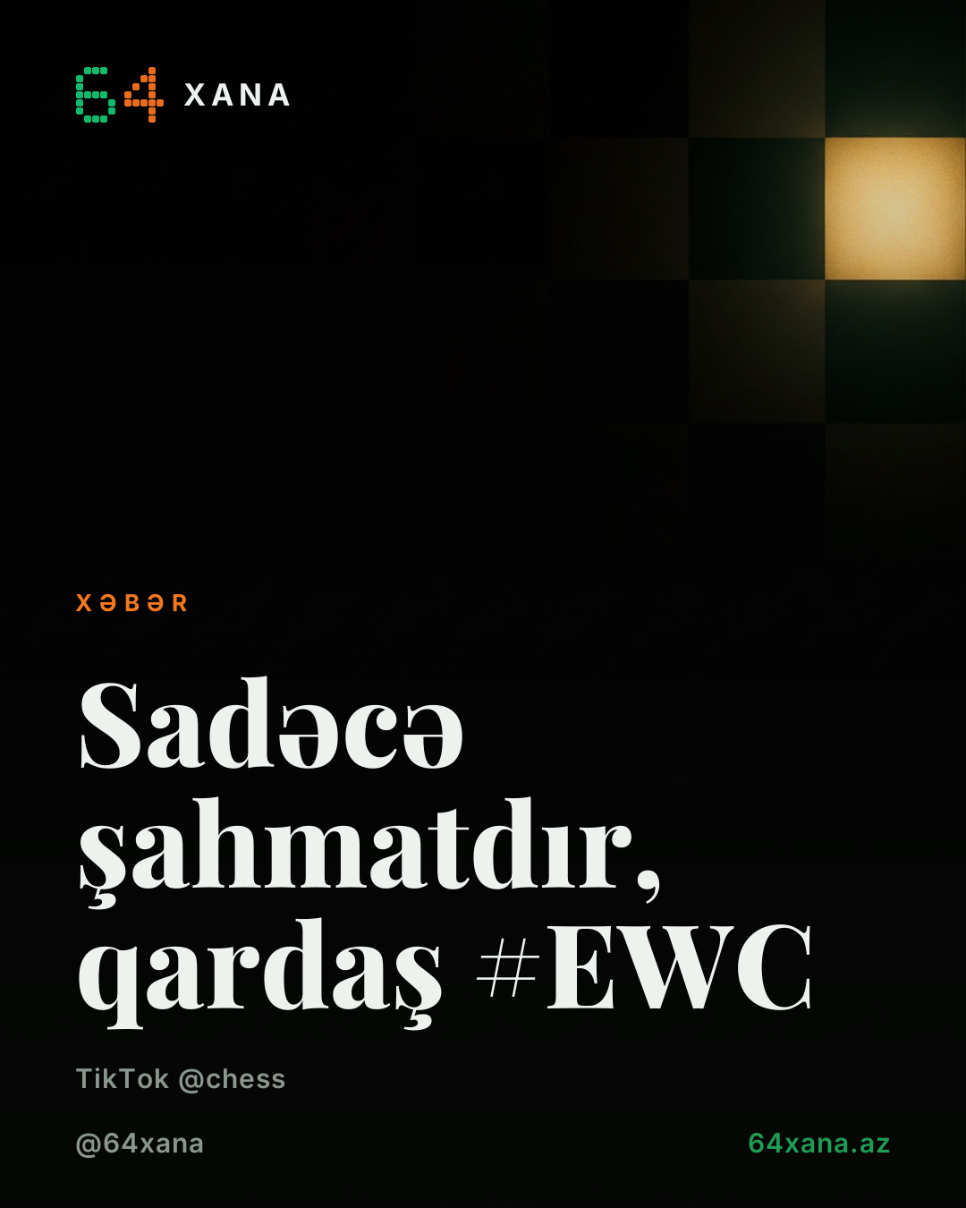 Sadəcə şahmatdır, qardaş 😭 #EWC