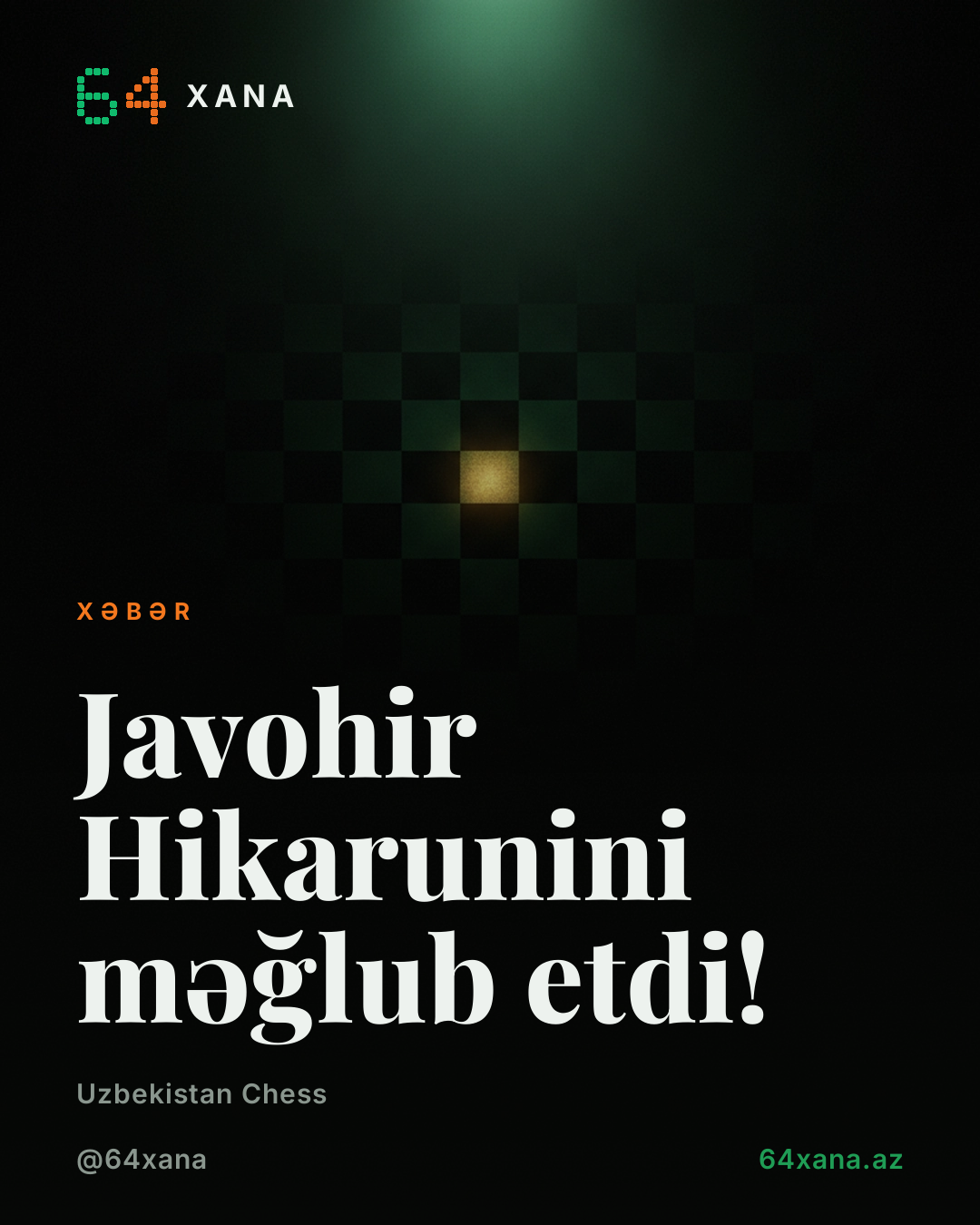 Javohir Hikarunini məğlub etdi!