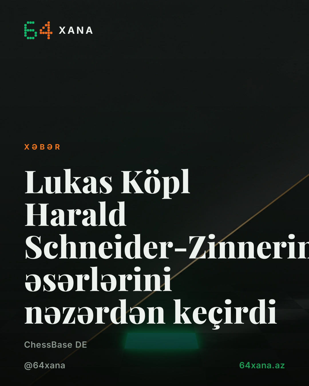 Lukas Köpl Harald Schneider-Zinnerin əsərlərini nəzərdən keçirdi