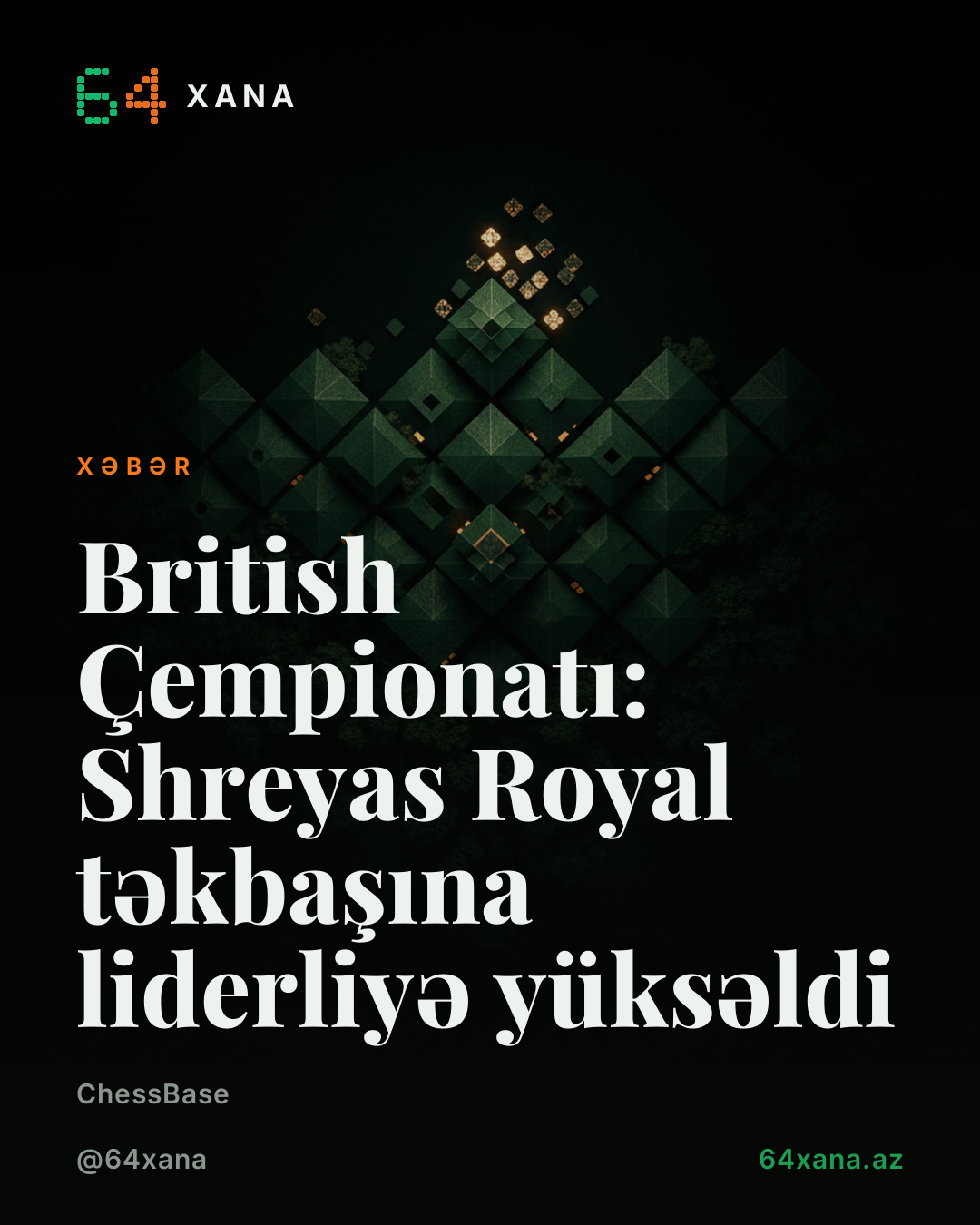 British Çempionatı: Shreyas Royal təkbaşına liderliyə yüksəldi