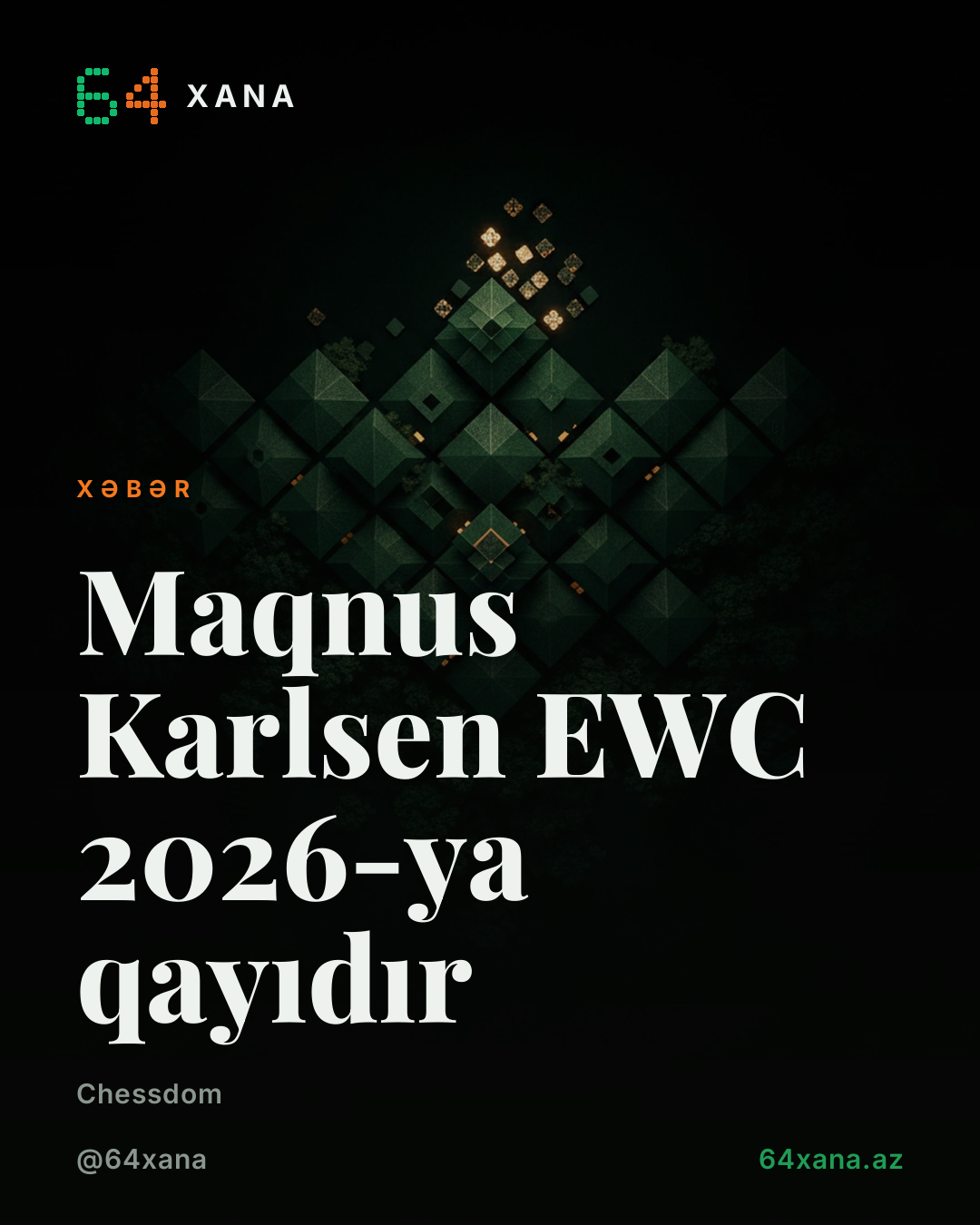 Maqnus Karlsen EWC 2026-ya qayıdır