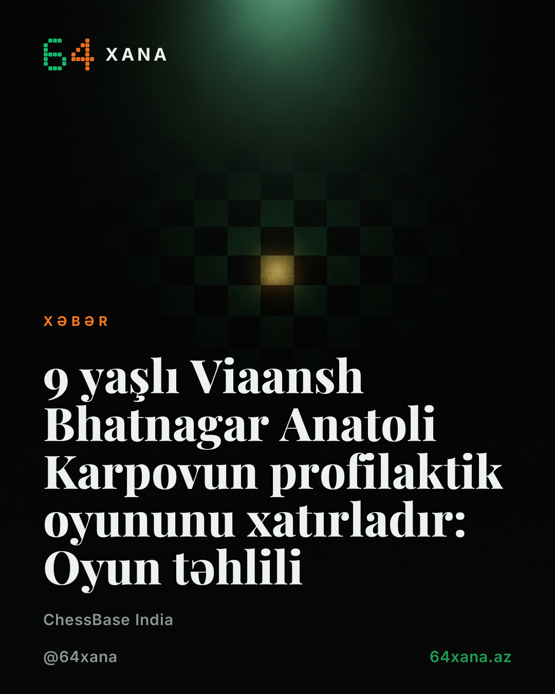 9 yaşlı Viaansh Bhatnagar Anatoli Karpovun profilaktik oyununu xatırladır: Oyun təhlili