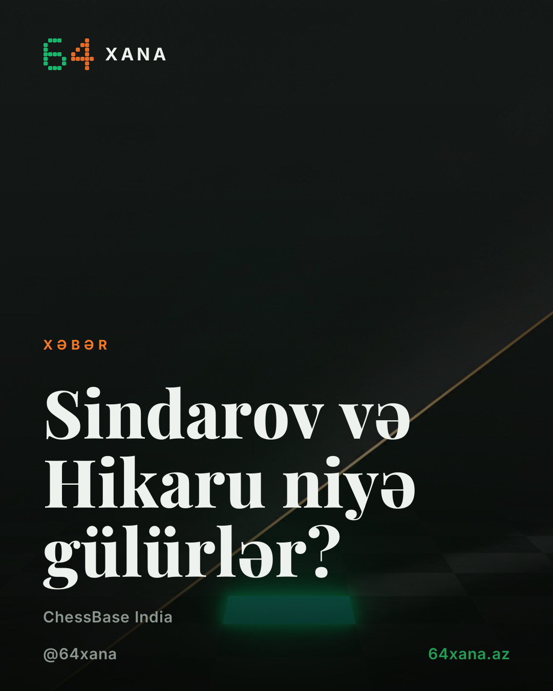Sindarov və Hikaru niyə gülürlər?