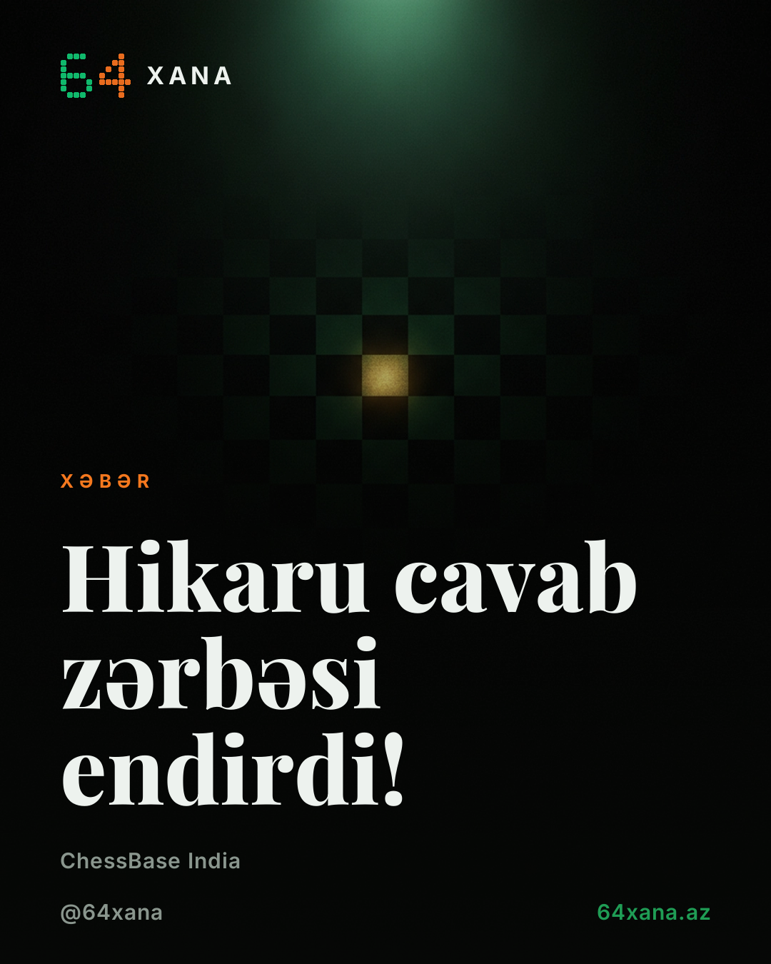 Hikaru cavab zərbəsi endirdi!