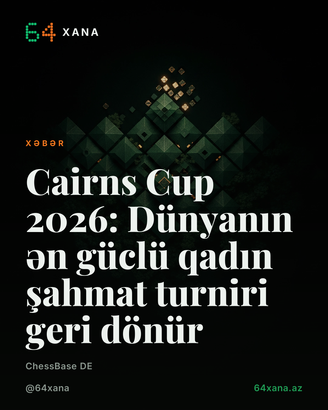 Cairns Cup 2026: Dünyanın ən güclü qadın şahmat turniri geri dönür