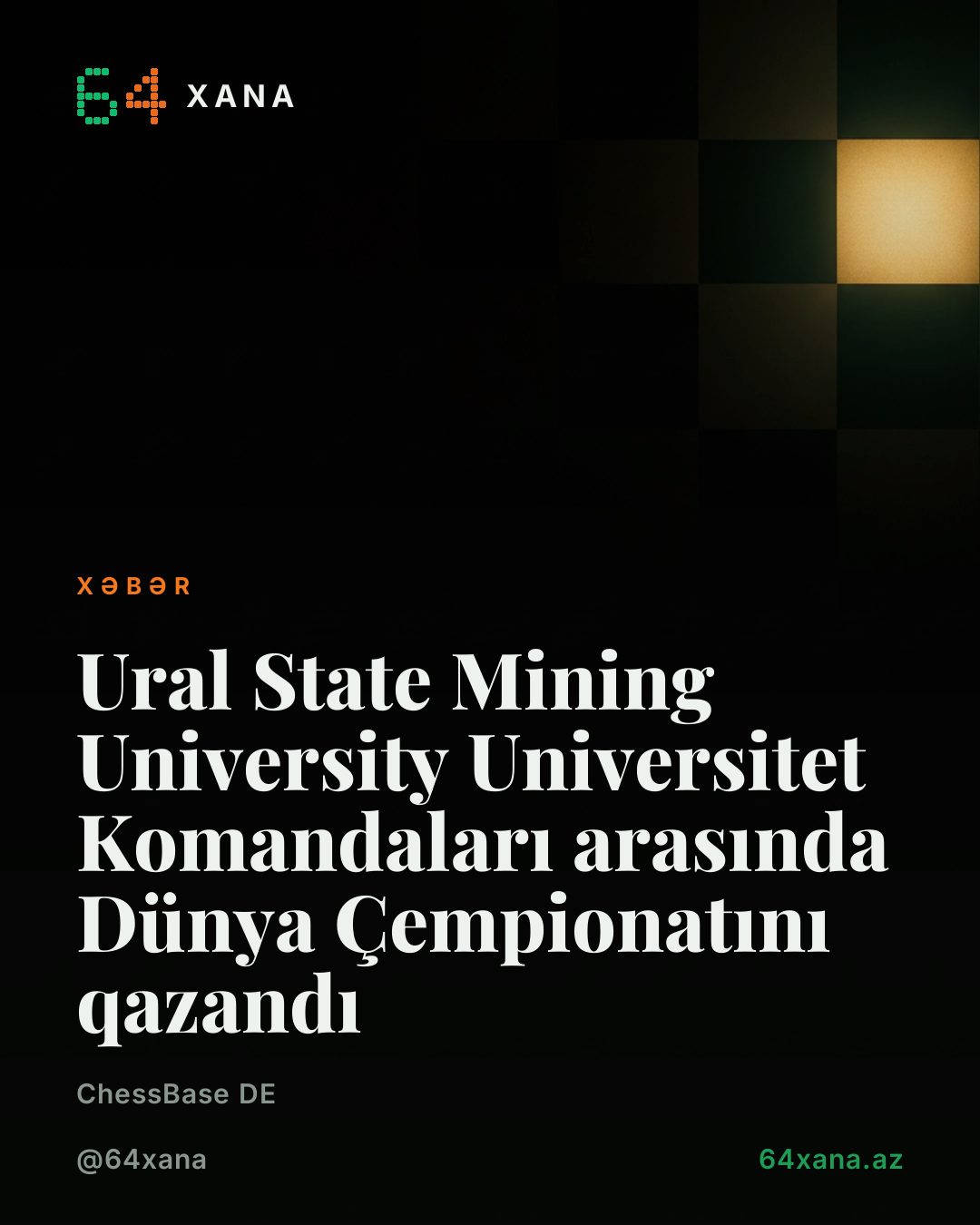 Ural State Mining University Universitet Komandaları arasında Dünya Çempionatını qazandı