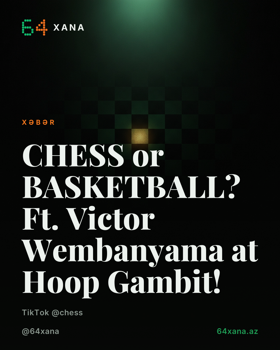 CHESS or BASKETBALL? Ft. Victor Wembanyama at Hoop Gambit!