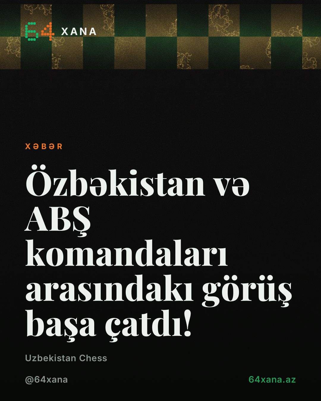 Özbəkistan və ABŞ komandaları arasındakı görüş başa çatdı!
