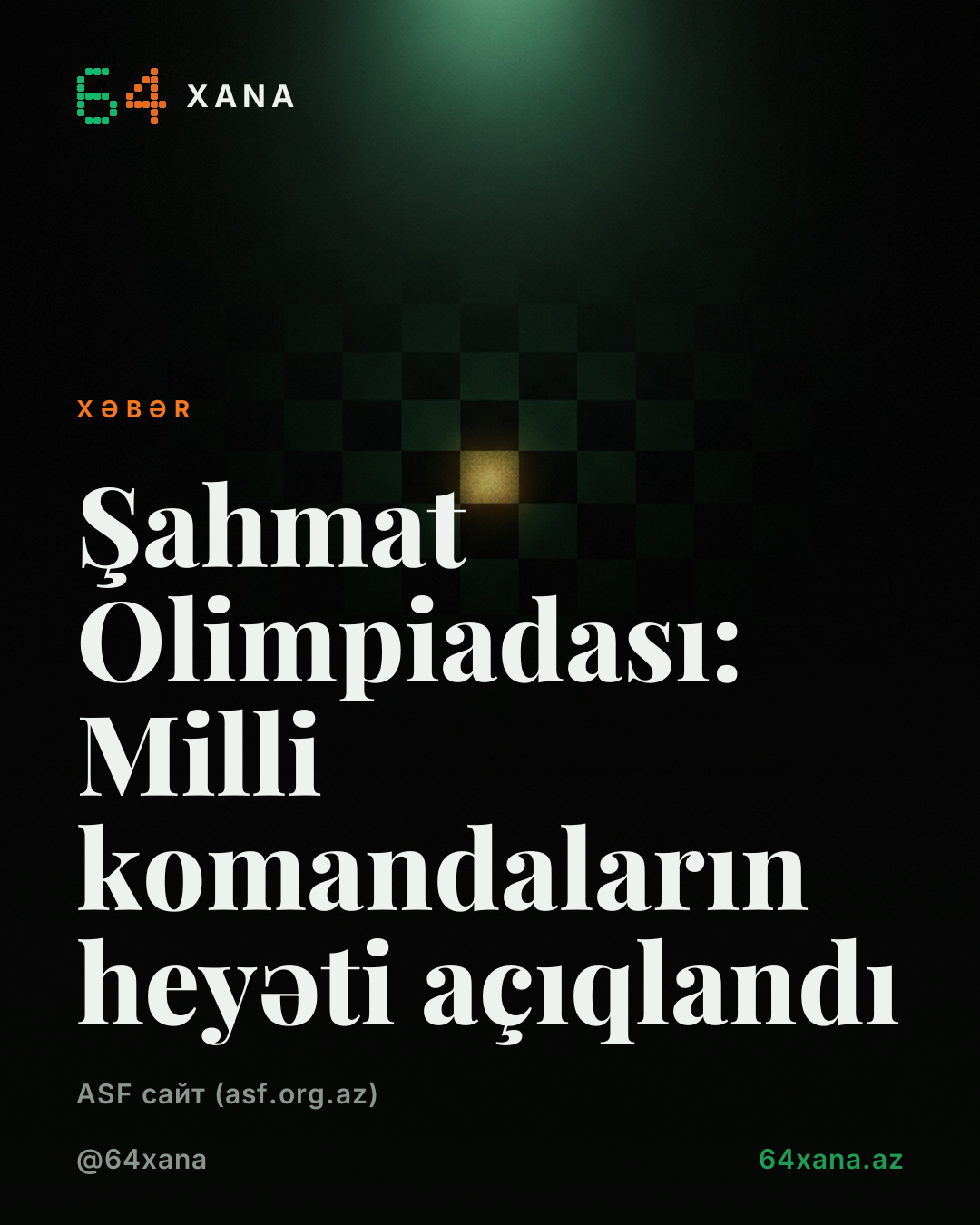 Olimpiadası: Milli komandaların heyəti açıqlandı