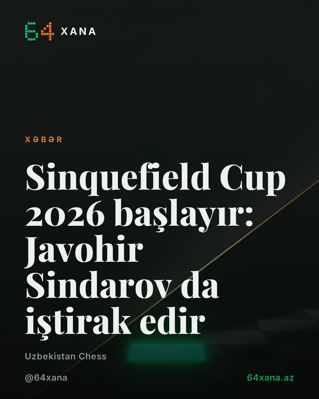 Sinquefield Cup 2026 başlayır: Javohir Sindarov da iştirak edir