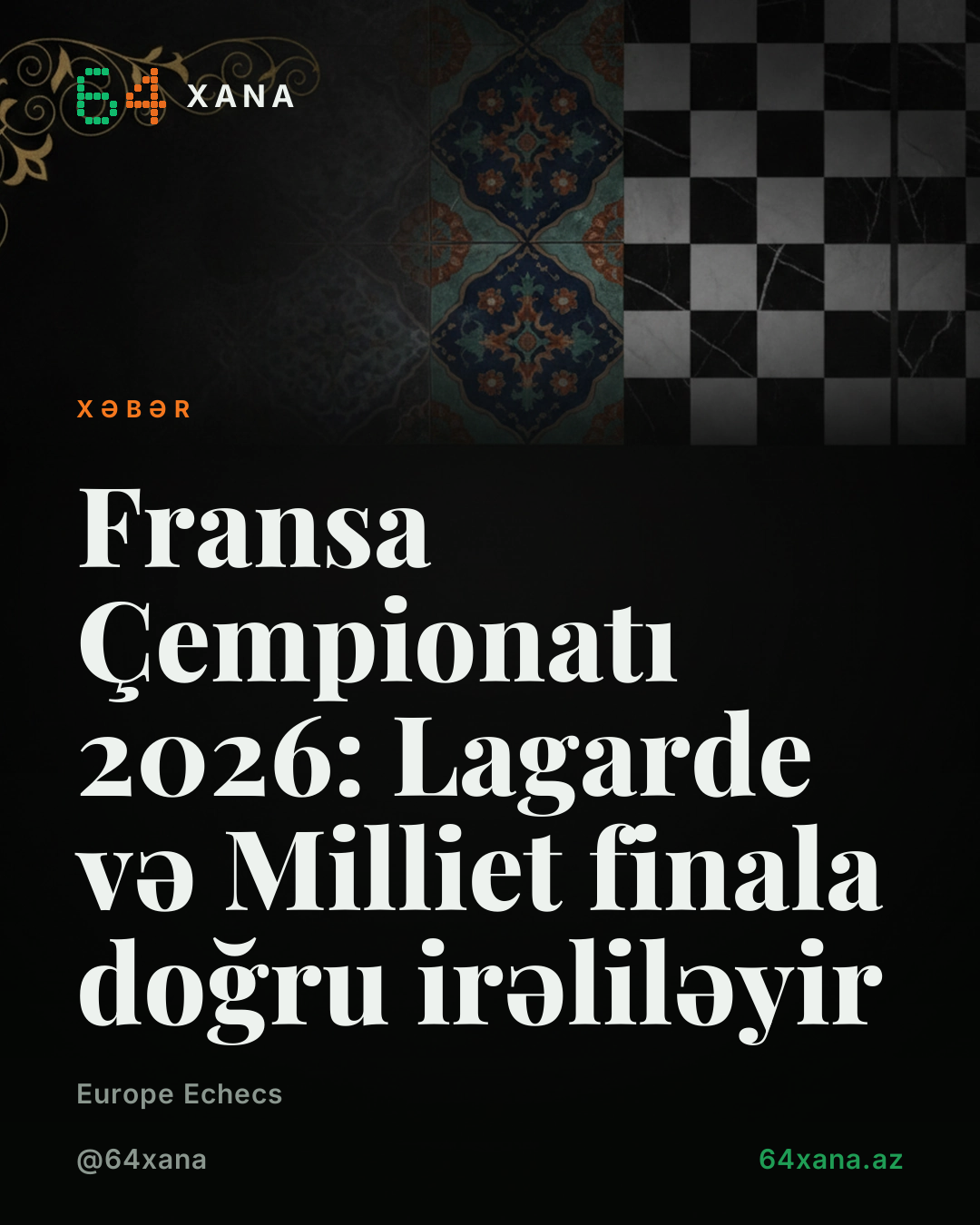 Fransa Çempionatı 2026: Lagarde və Milliet finala doğru irəliləyir