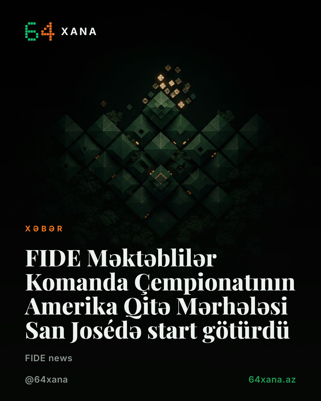 FIDE Məktəblilər Komanda Çempionatının Amerika Qitə Mərhələsi San Josédə start götürdü