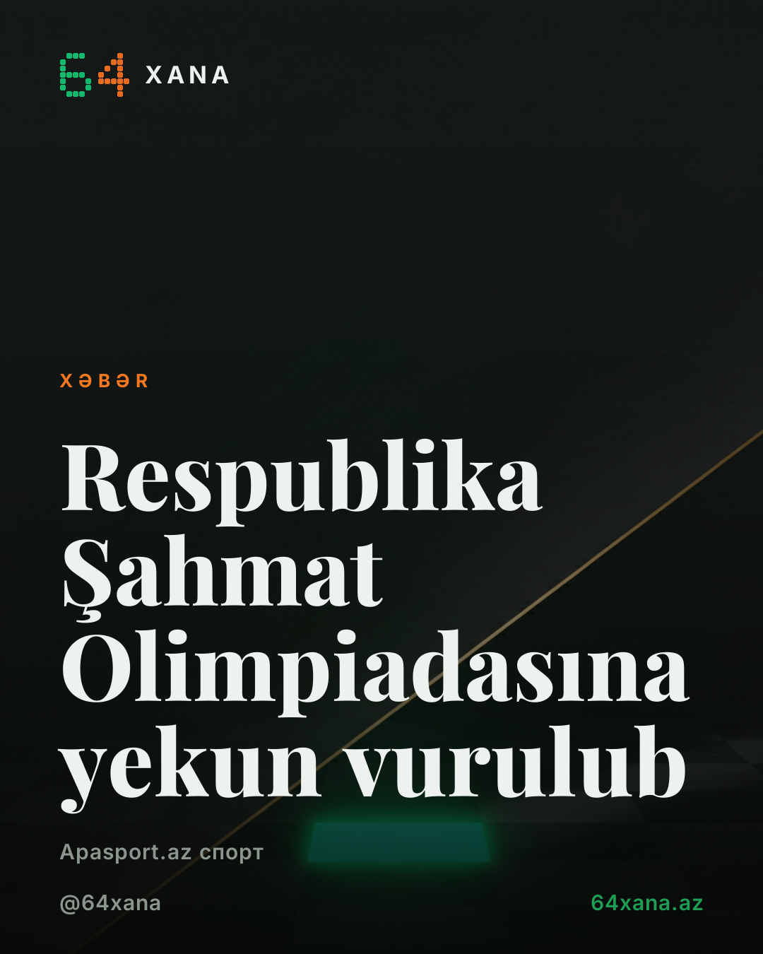 Respublika Şahmat Olimpiadasına yekun vurulub