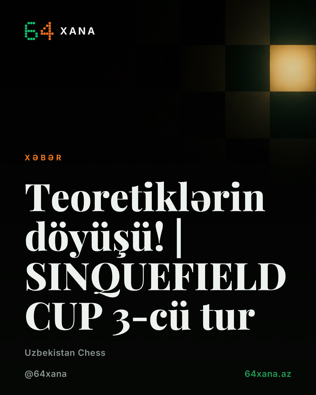 Teoretiklərin döyüşü! | SINQUEFIELD CUP 3-cü tur