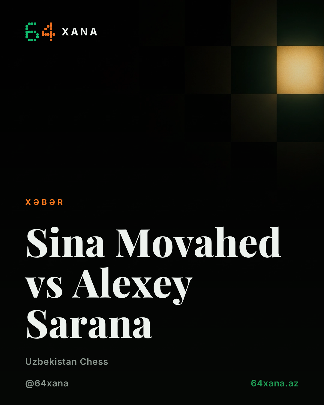 Sina Movahed vs Alexey Sarana