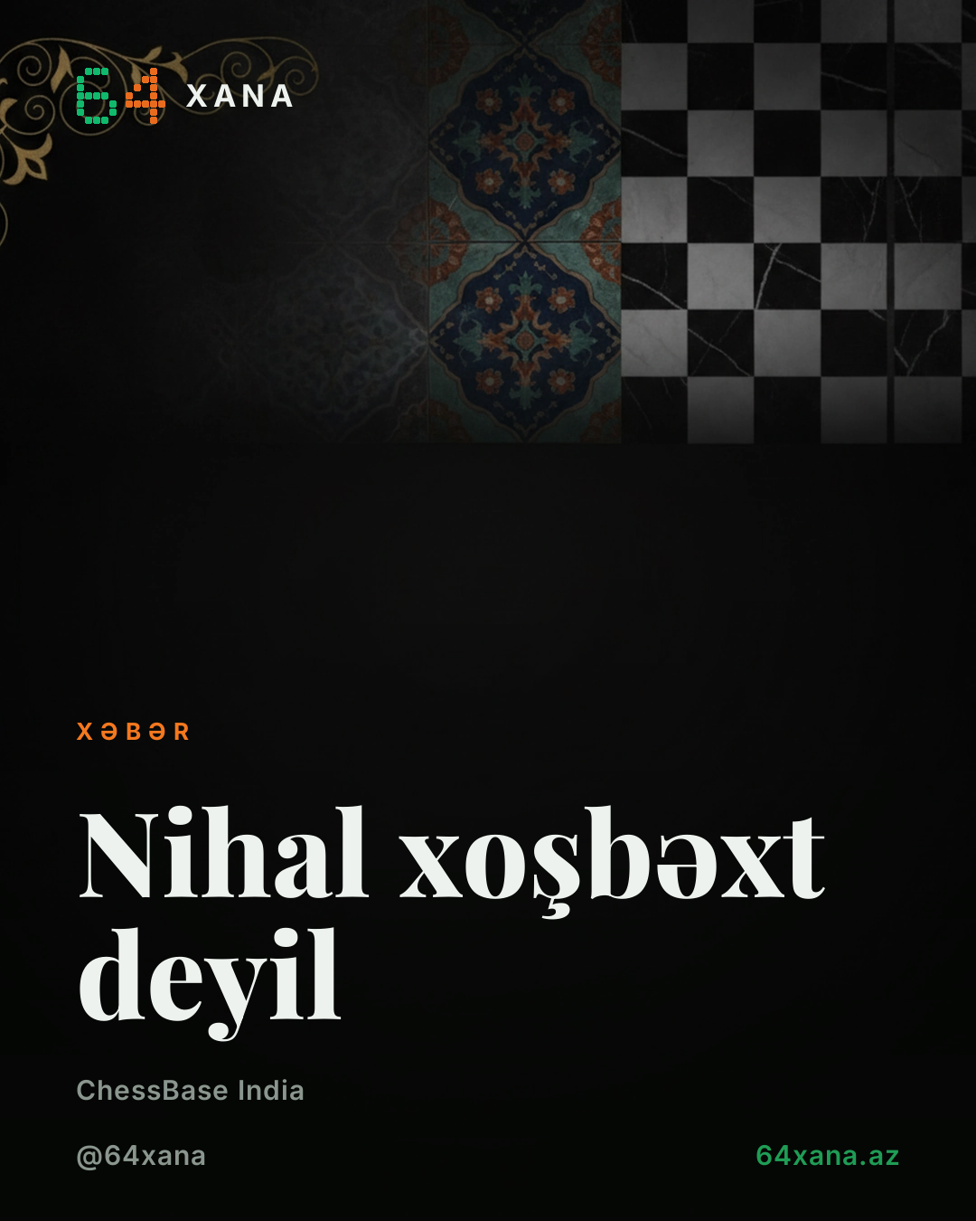 Nihal xoşbəxt deyil
