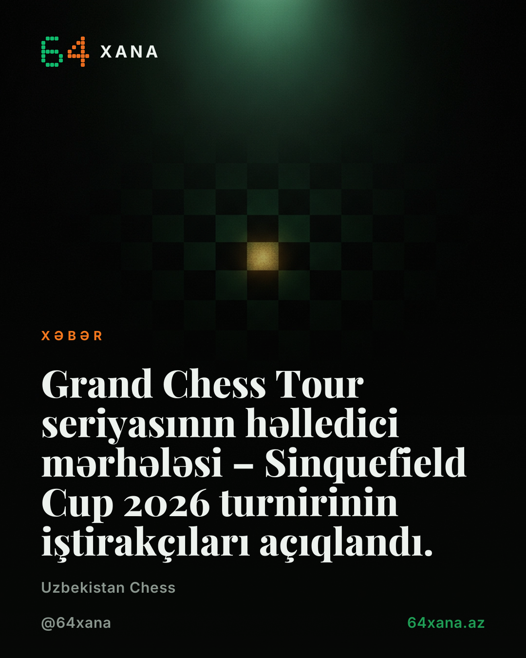 Grand Chess Tour seriyasının həlledici mərhələsi – Sinquefield Cup 2026 turnirinin iştirakçıları açıqlandı.