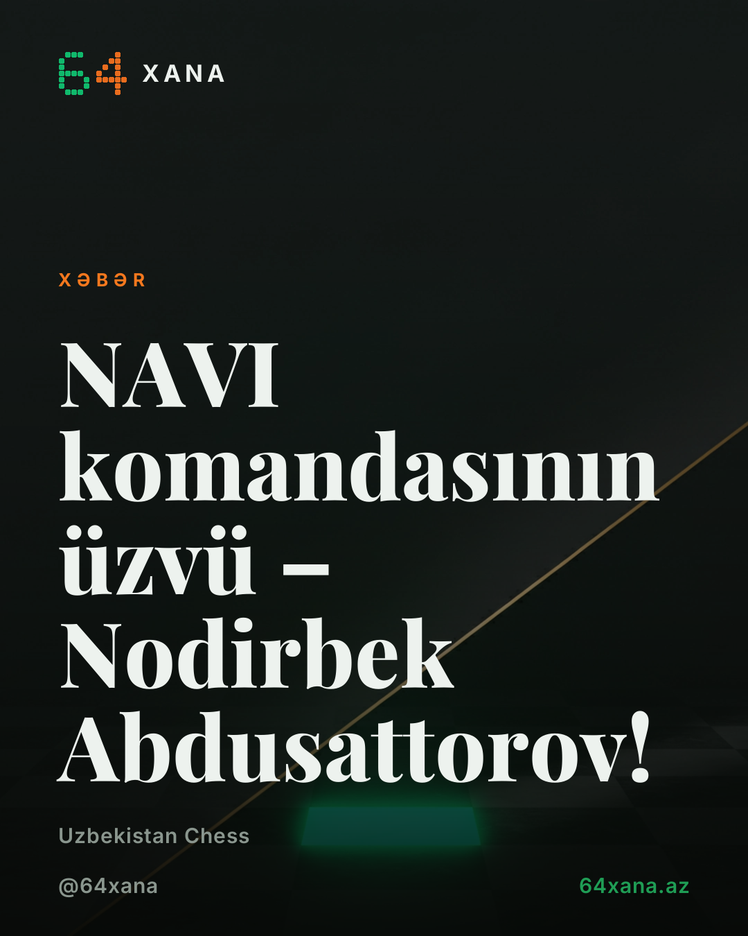 NAVI komandasının üzvü – Nodirbek Abdusattorov!