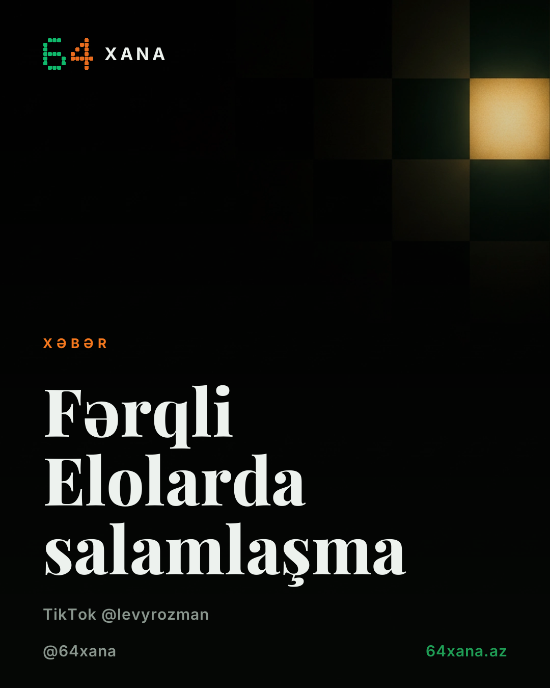 Fərqli Elolarda salamlaşma