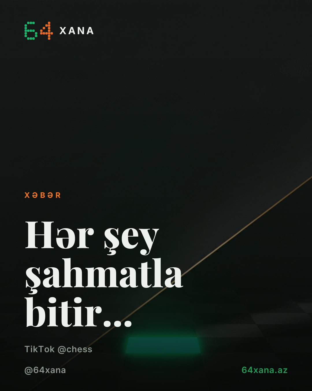 Hər şey şahmatla bitir... 🍕
