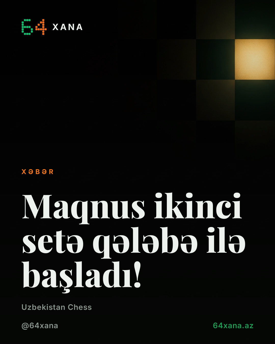 Maqnus ikinci setə qələbə ilə başladı!