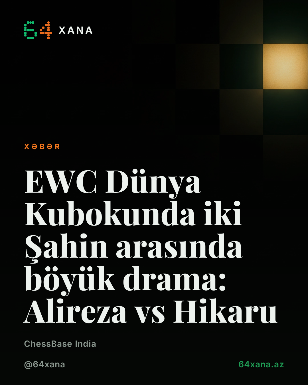 EWC Dünya Kubokunda iki Şahin arasında böyük drama: Alireza vs Hikaru