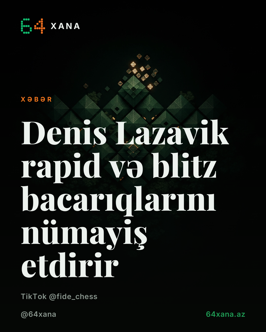 Denis Lazavik rapid və blitz bacarıqlarını nümayiş etdirir