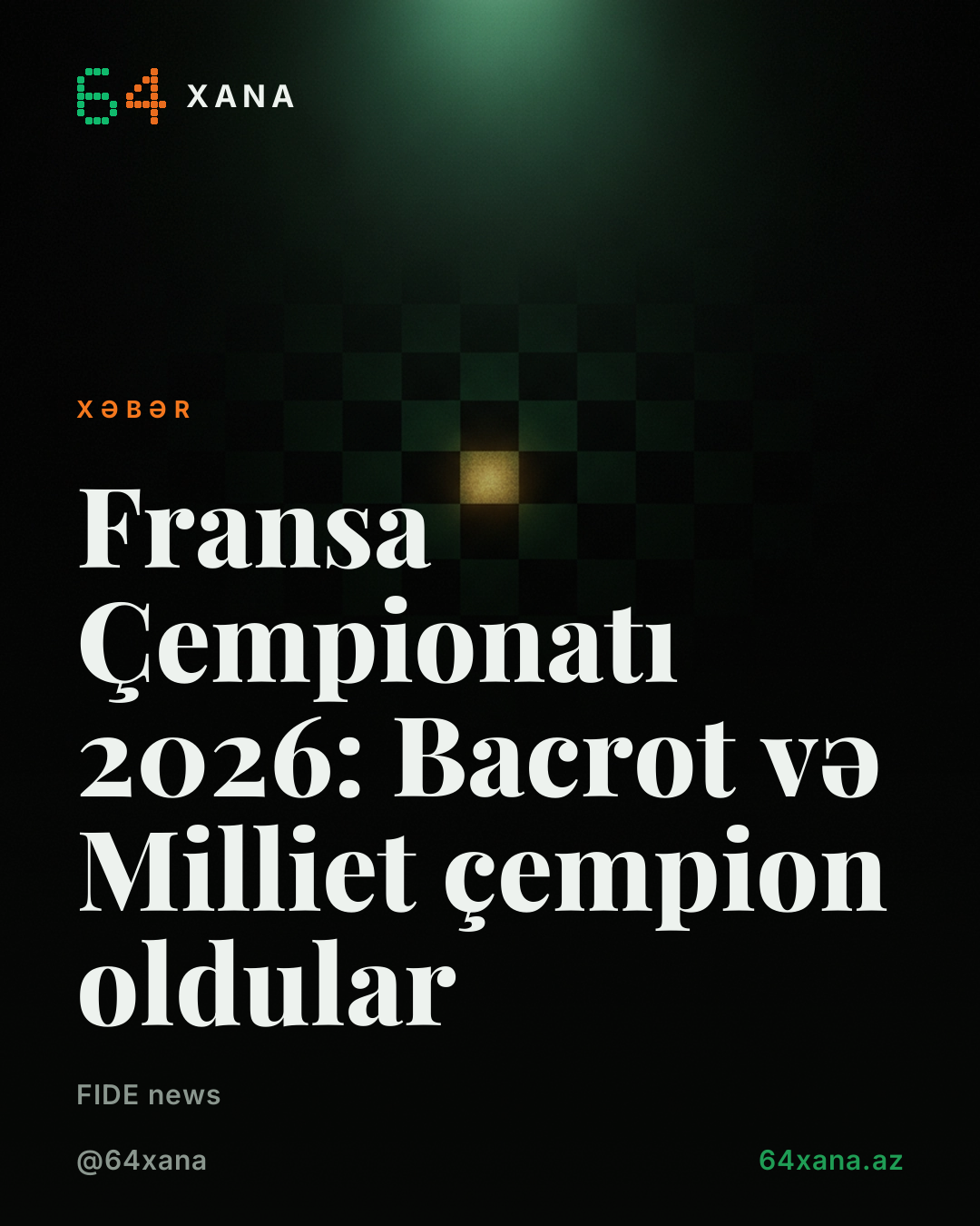 Fransa Çempionatı 2026: Bacrot və Milliet çempion oldular