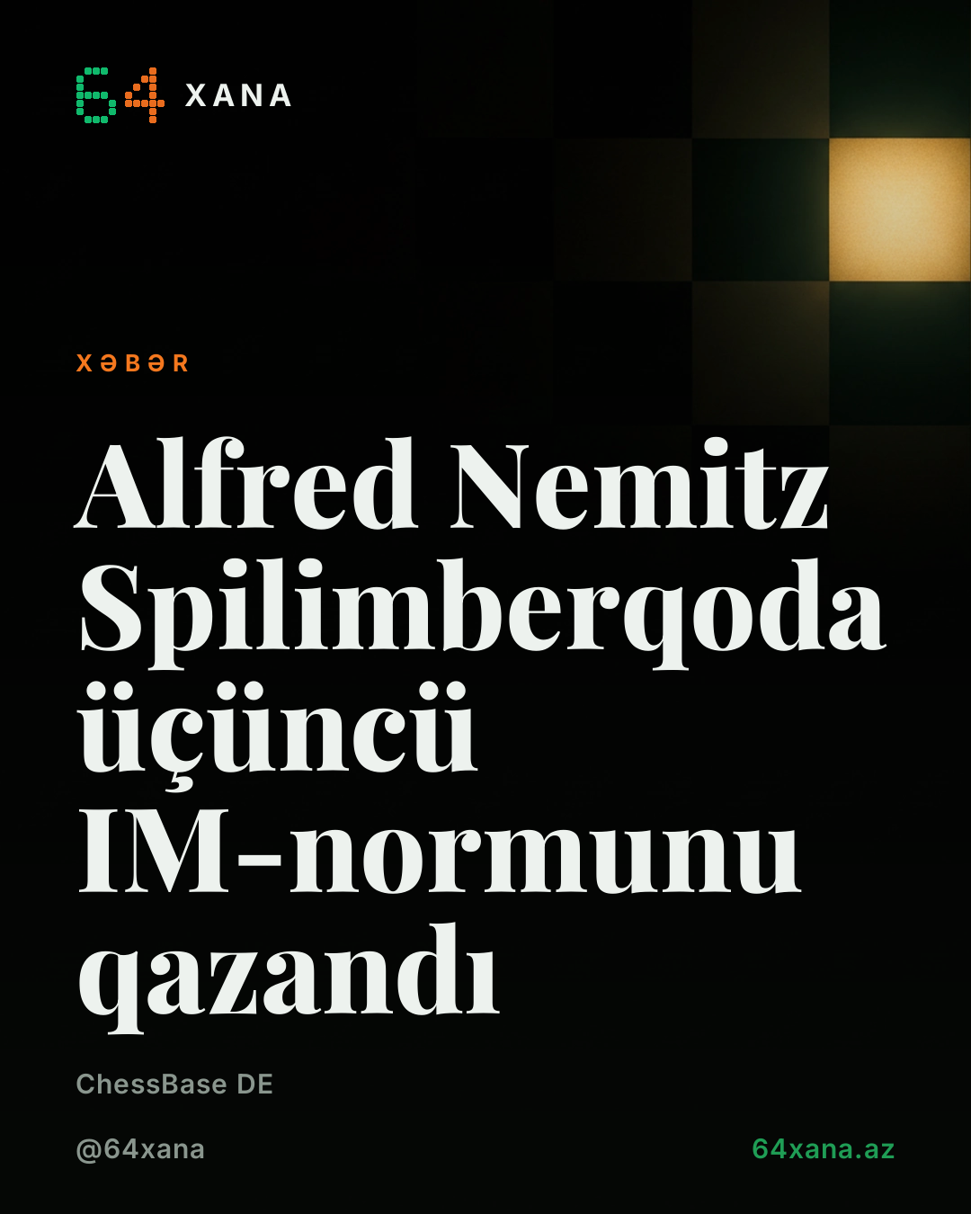 Alfred Nemitz Spilimberqoda üçüncü IM-normunu qazandı