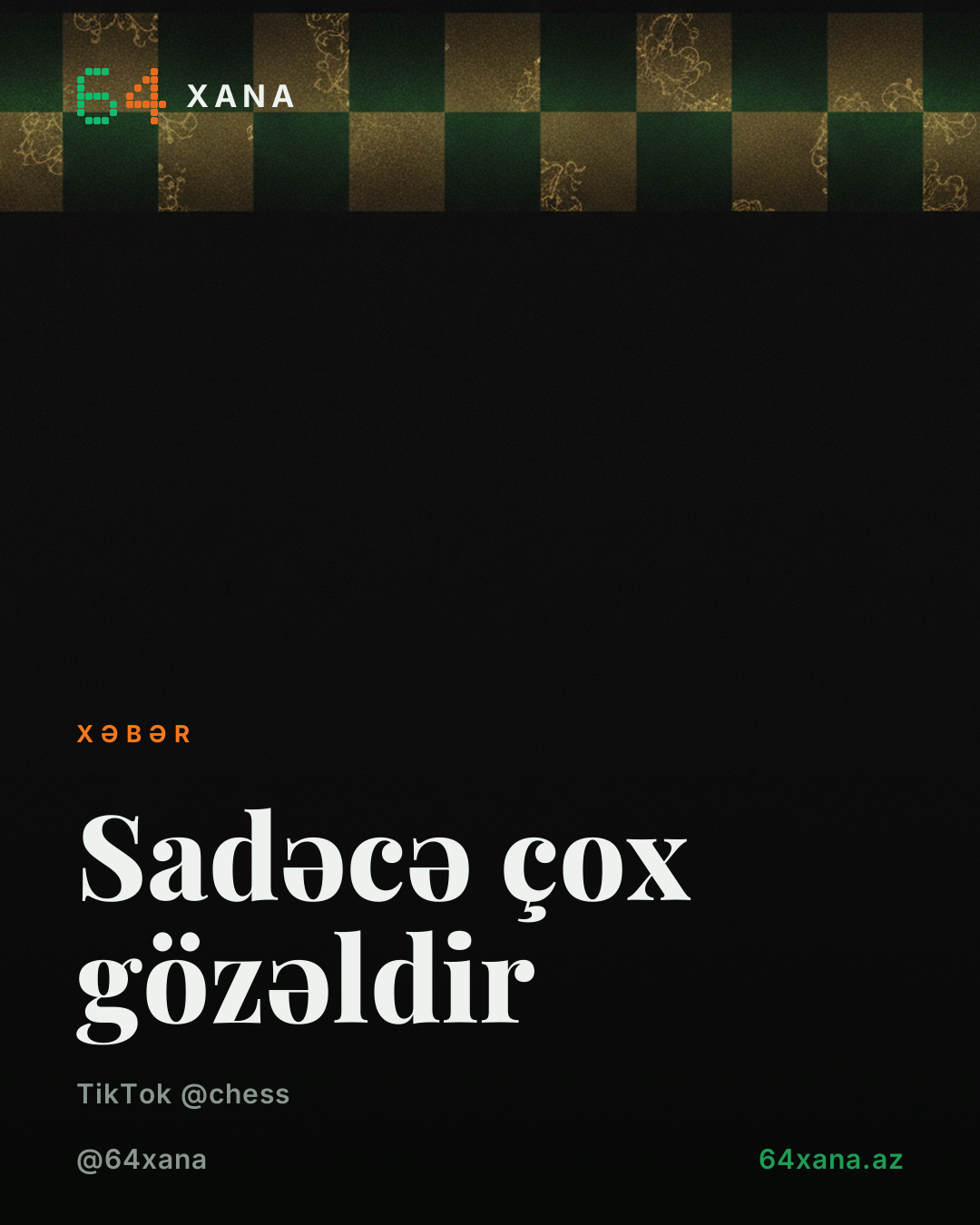 Sadəcə çox gözəldir