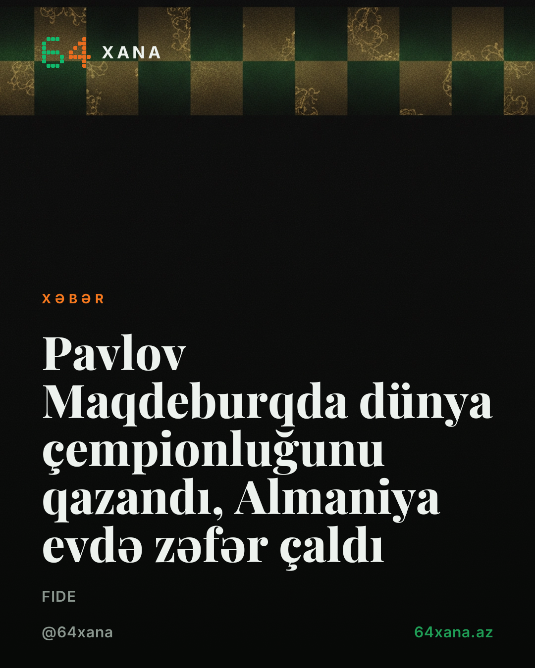Pavlov Maqdeburqda dünya çempionluğunu qazandı, Almaniya evdə zəfər çaldı
