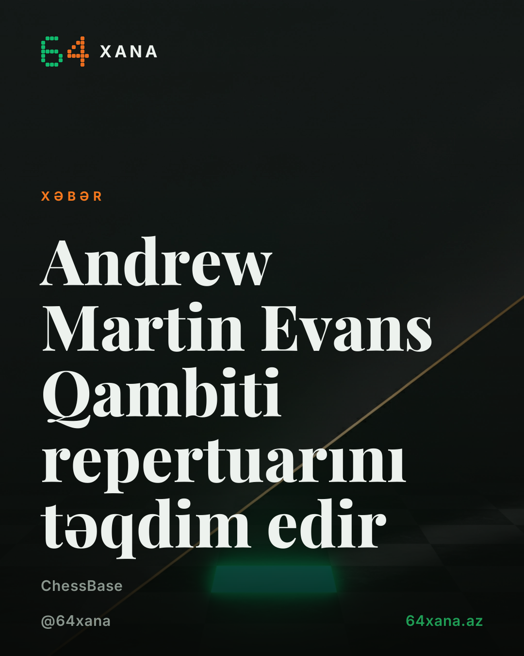 Andrew Martin Evans Qambiti repertuarını təqdim edir