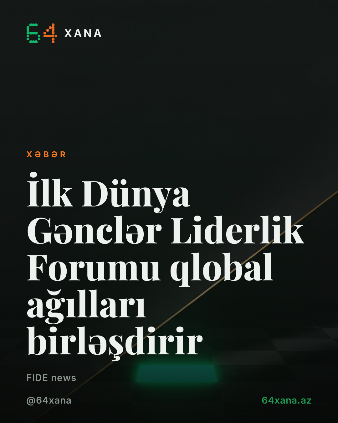 İlk Dünya Gənclər Liderlik Forumu qlobal ağılları birləşdirir