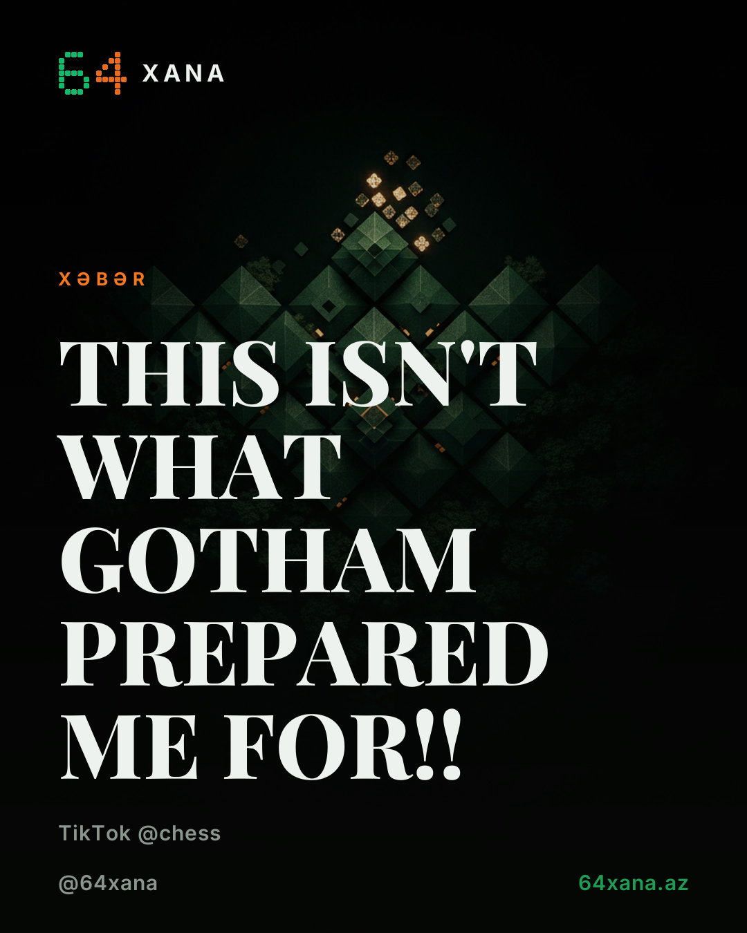 THIS ISN'T WHAT GOTHAM PREPARED ME FOR!!