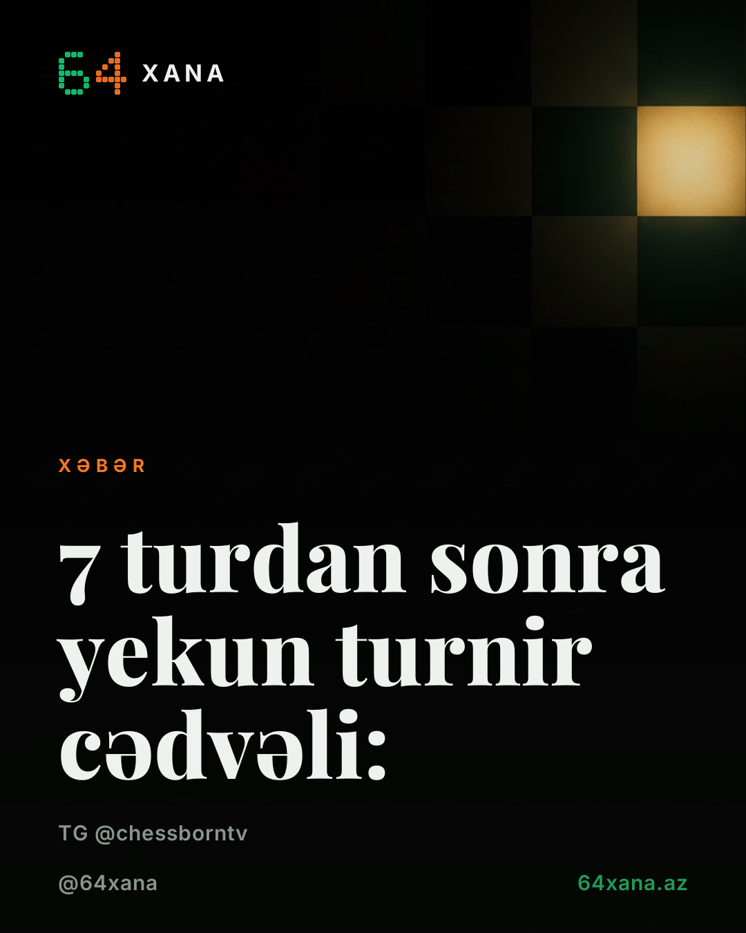 ✅ 7 turdan sonra yekun turnir cədvəli: