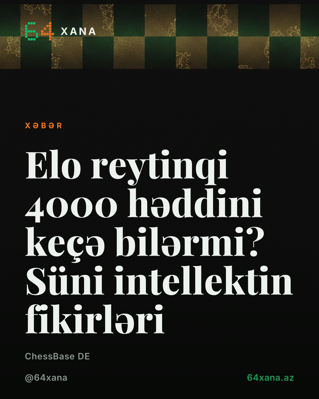 Elo reytinqi 4000 həddini keçə bilərmi? Süni intellektin fikirləri