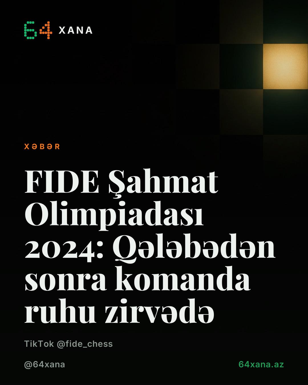 FIDE Şahmat Olimpiadası 2024: Qələbədən sonra komanda ruhu zirvədə