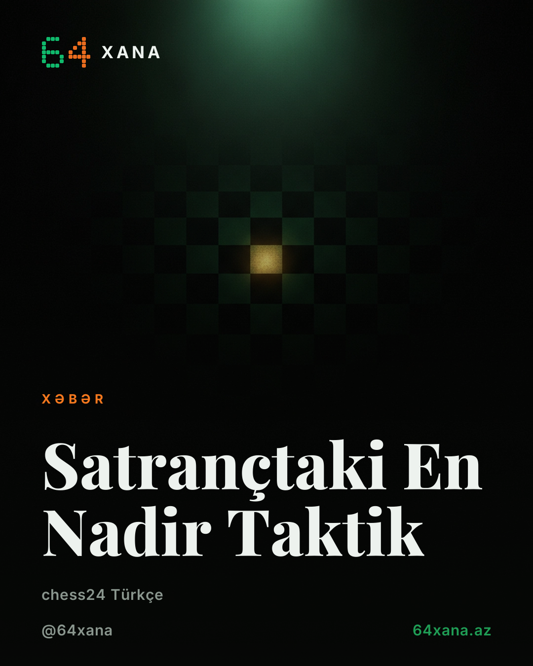 Şahmatda Ən Nadir Taktik
