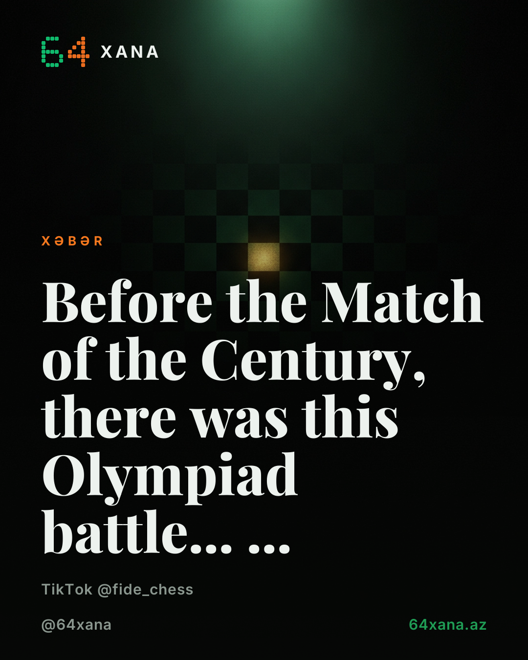 Əsrin Matçından öncəki Olimpiya döyüşü