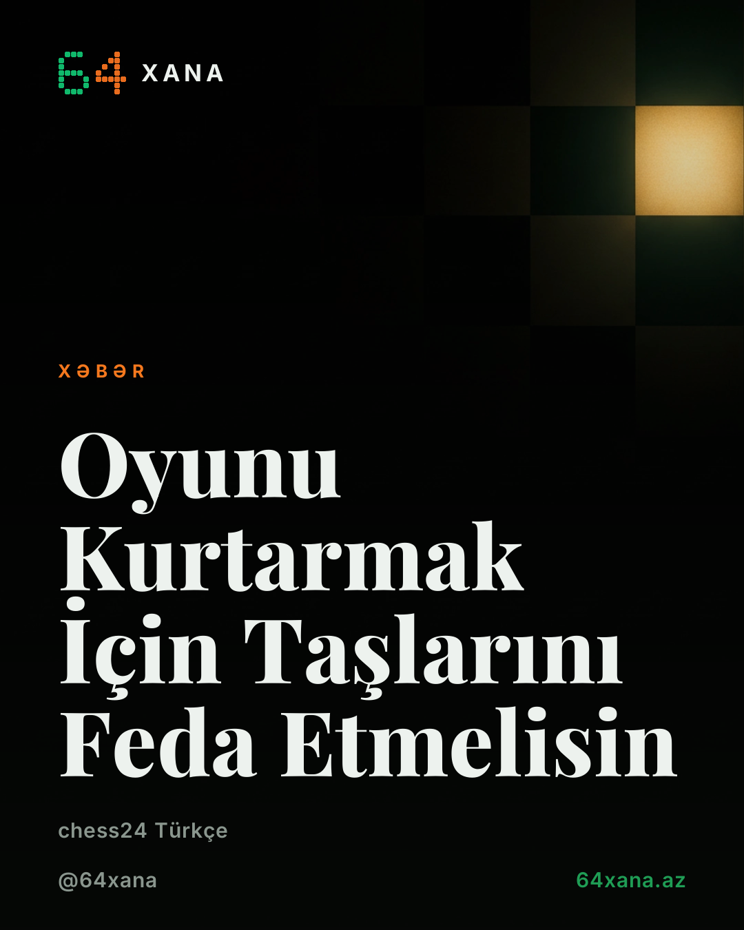 Bu ilginç konumda taşları feda et