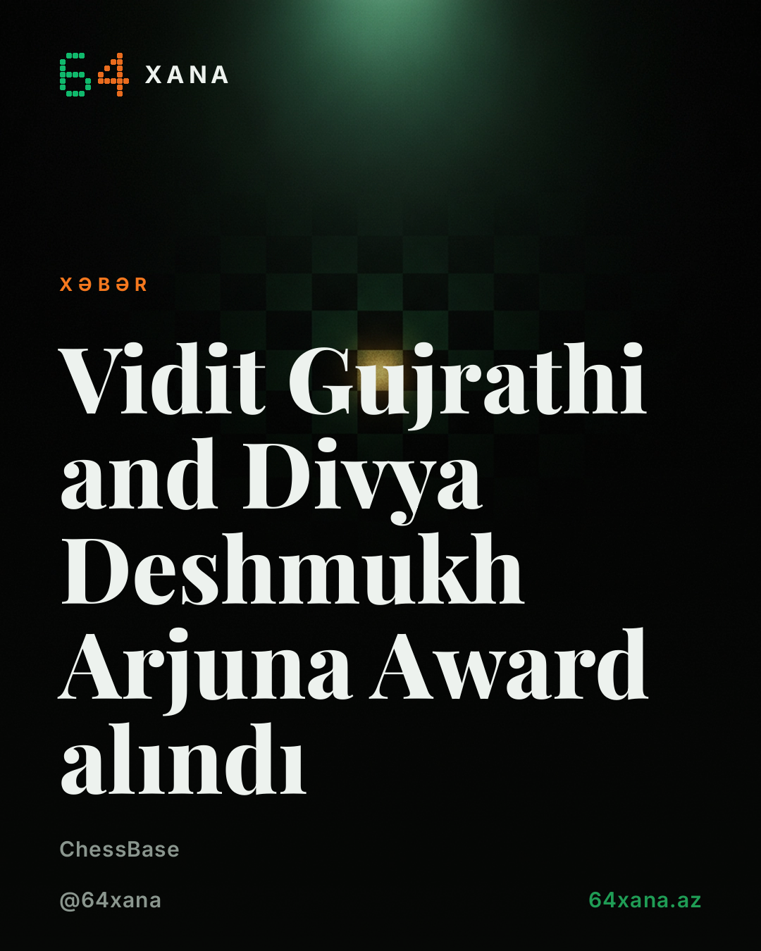 Vidit Gujrathi and Divya Deshmukh Arjuna Award alındı