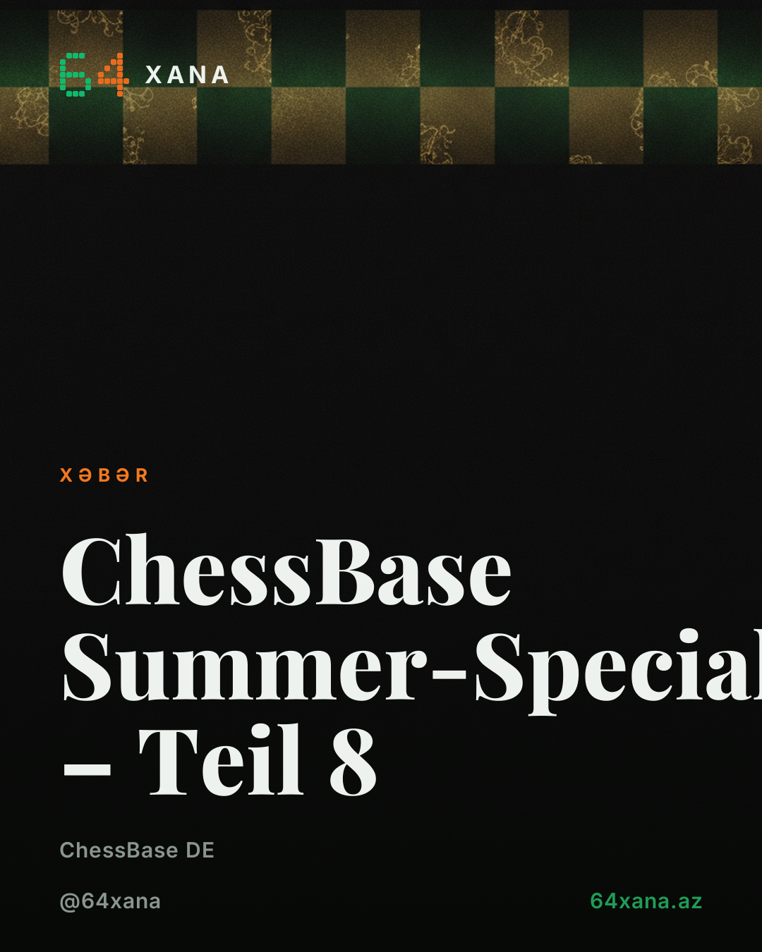 ChessBase Summer-Special! Fritz 21 və Fritz Powerbook 2026 99,90 Euro