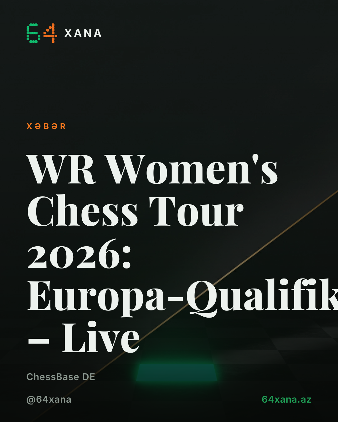 WR Women's Chess Tour 2026: Europa-Qualifikation – Live. St. Tropezdə Elisabeth Paehtz və Bibisara Assaubayeva Rapid və Blitzdə müqabilə edir.