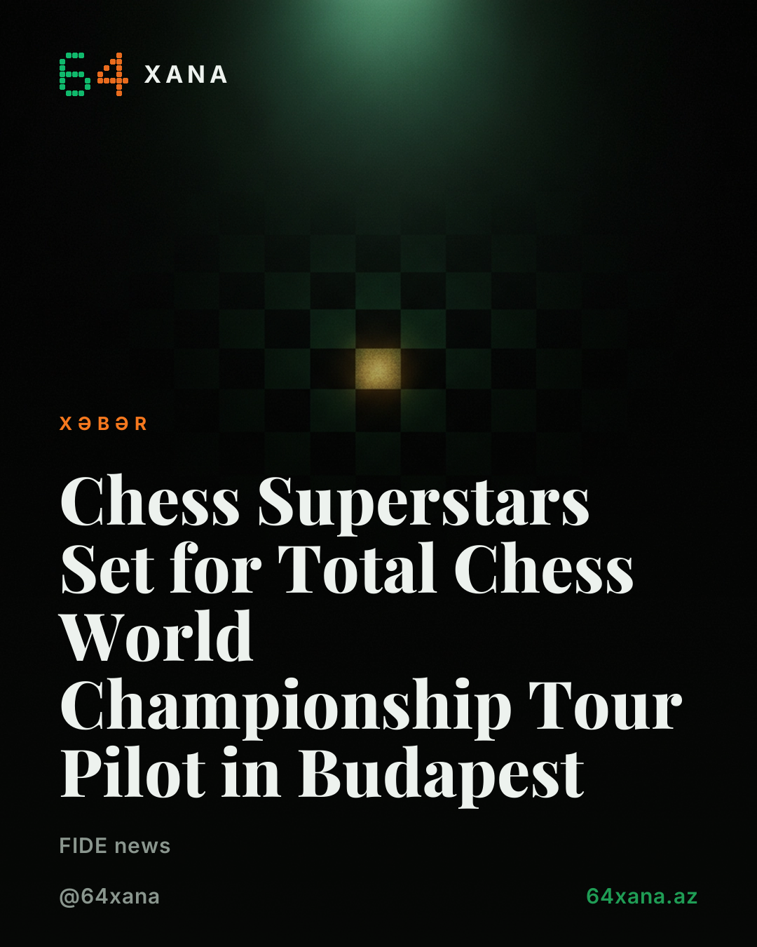 Magnus Carlsen və Total Chess World Championship Tour Pilot