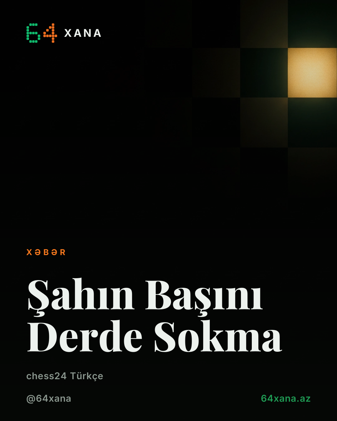 Şahın Başını Derde Sokma